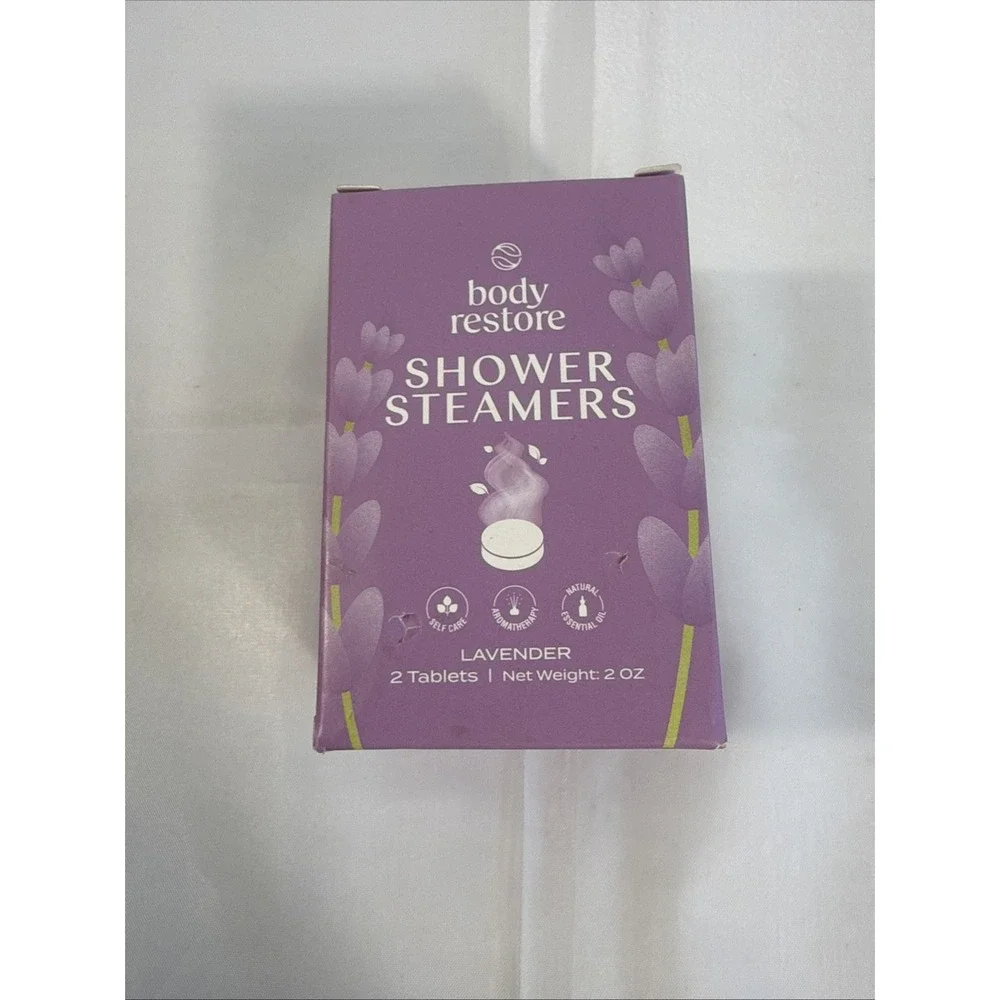 Body Restore Lavender Shower Steamers‎ 2 tablets Lavender Shower Steamers
